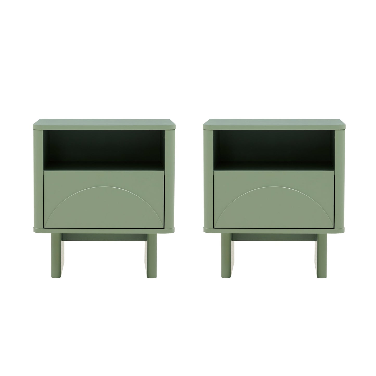 Manhattan Comfort Ella Nightstand - Set of 2