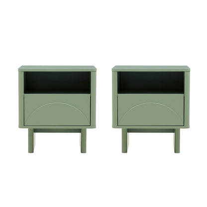 Manhattan Comfort Ella Nightstand - Set of 2