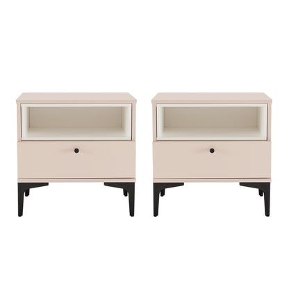 Manhattan Comfort Amara Nightstand - Set of 2