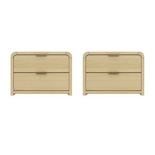 Manhattan Comfort Grace Nightstand - Set of 2