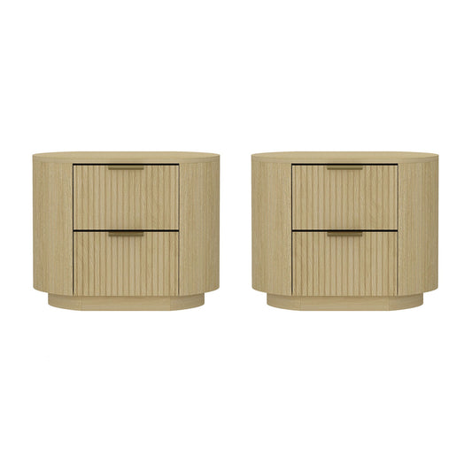 Manhattan Comfort Olivia Nightstand - Set of 2