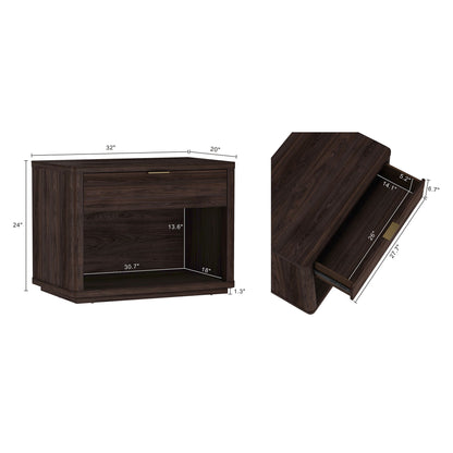 Manhattan Comfort Evelyn 32" Nightstand 2.0 - Set of 2