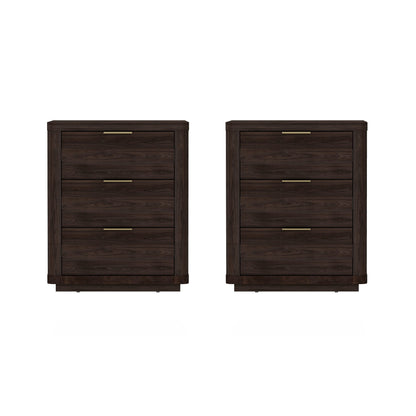Manhattan Comfort Evelyn Nightstand - Set of 2