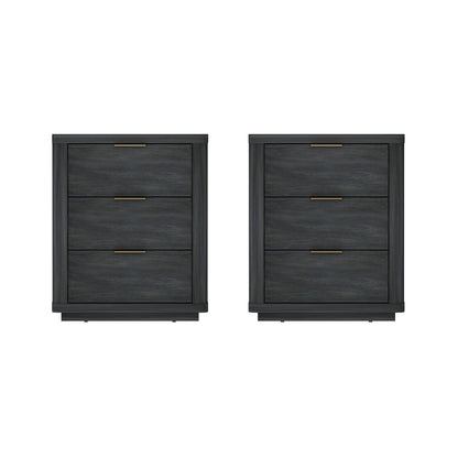 Manhattan Comfort Evelyn Nightstand - Set of 2