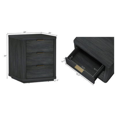 Manhattan Comfort Evelyn Nightstand - Set of 2