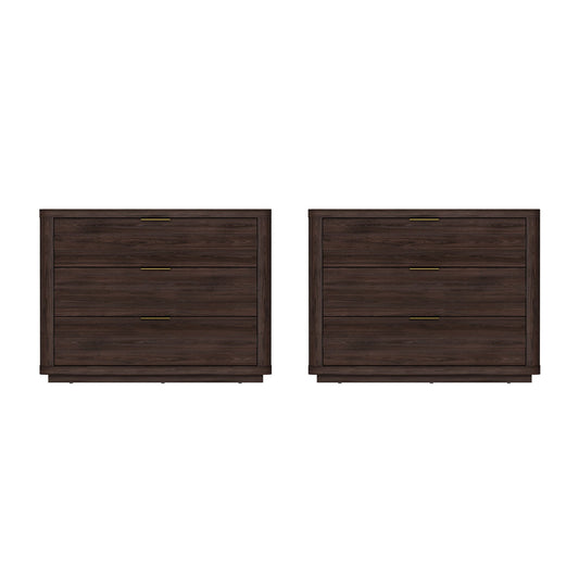 Manhattan Comfort Evelyn 32" Nightstand 4.0 - Set of 2
