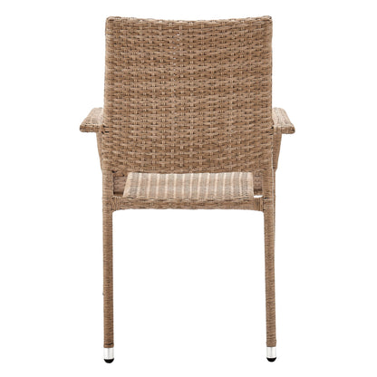 Manhattan Comfort Genoa Patio Dining Armchair - Set of 2