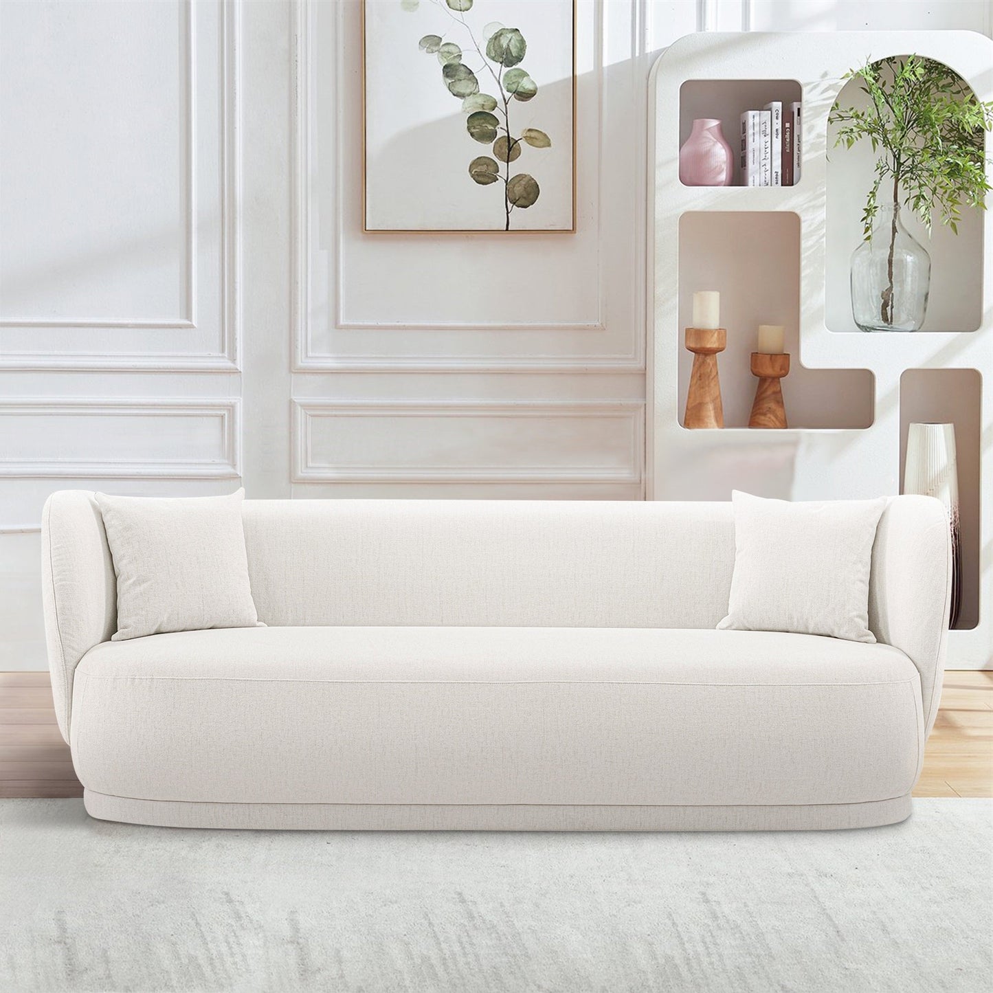 Manhattan Comfort 2-Piece Siri Sofa and Accent Chair