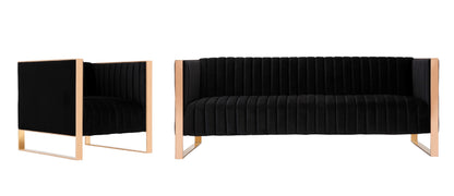 Manhattan Comfort 2-Piece Trillium Sofa and Arm Chair Set