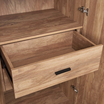 Manhattan Comfort 2-Piece Lee Wardrobe Closet 2.0 and 3.0