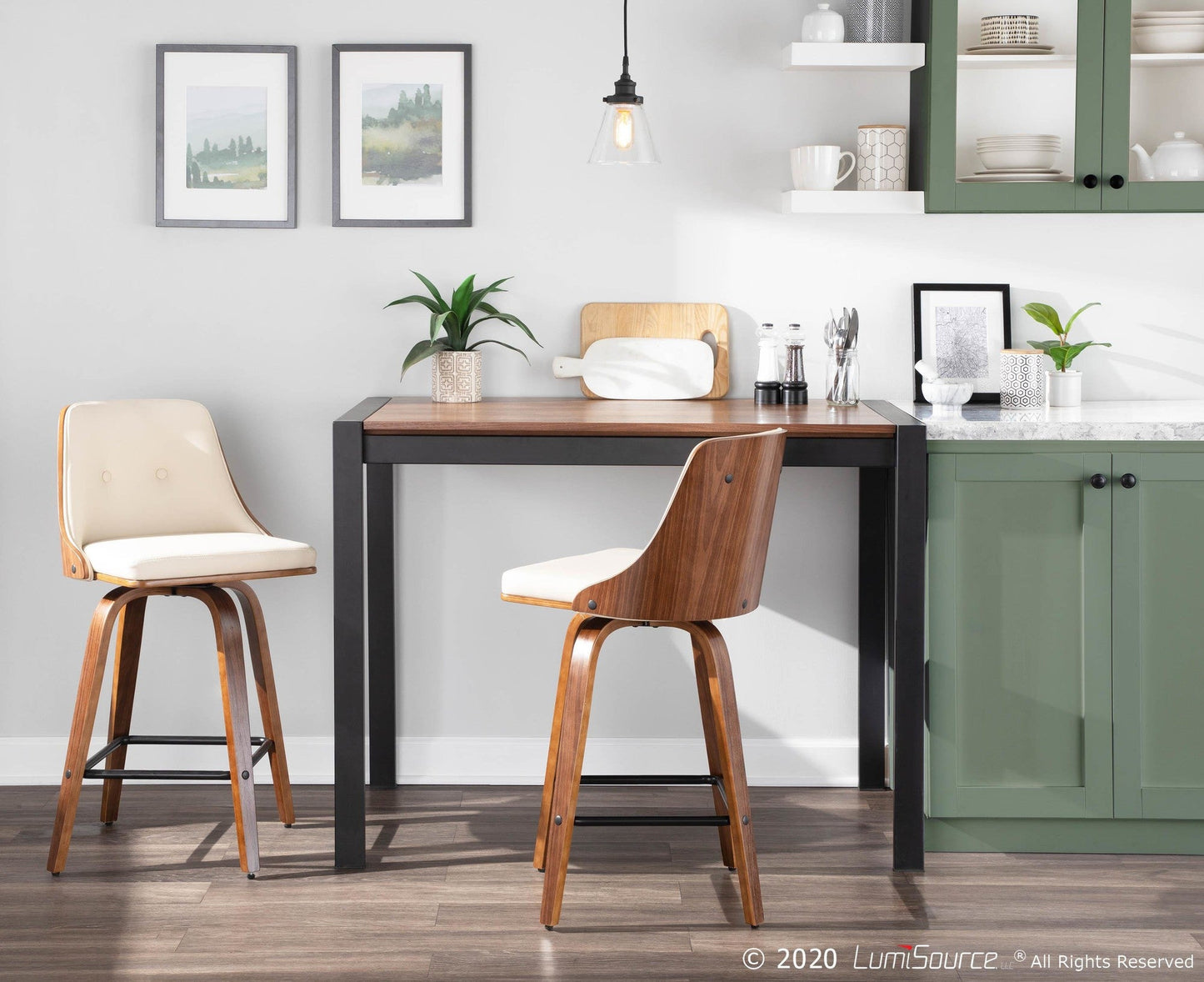 Majestic Office Furniture 26" Fixed-Height Counter Stool - Set of 2