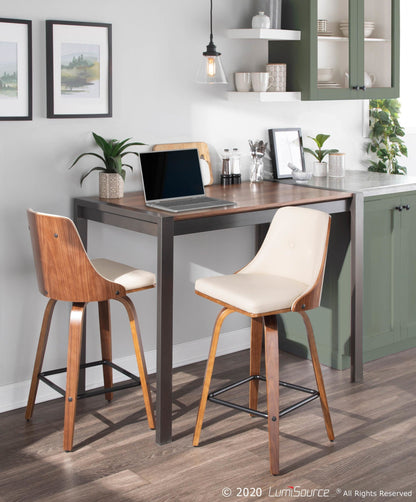 Majestic Office Furniture 26" Fixed-Height Counter Stool - Set of 2