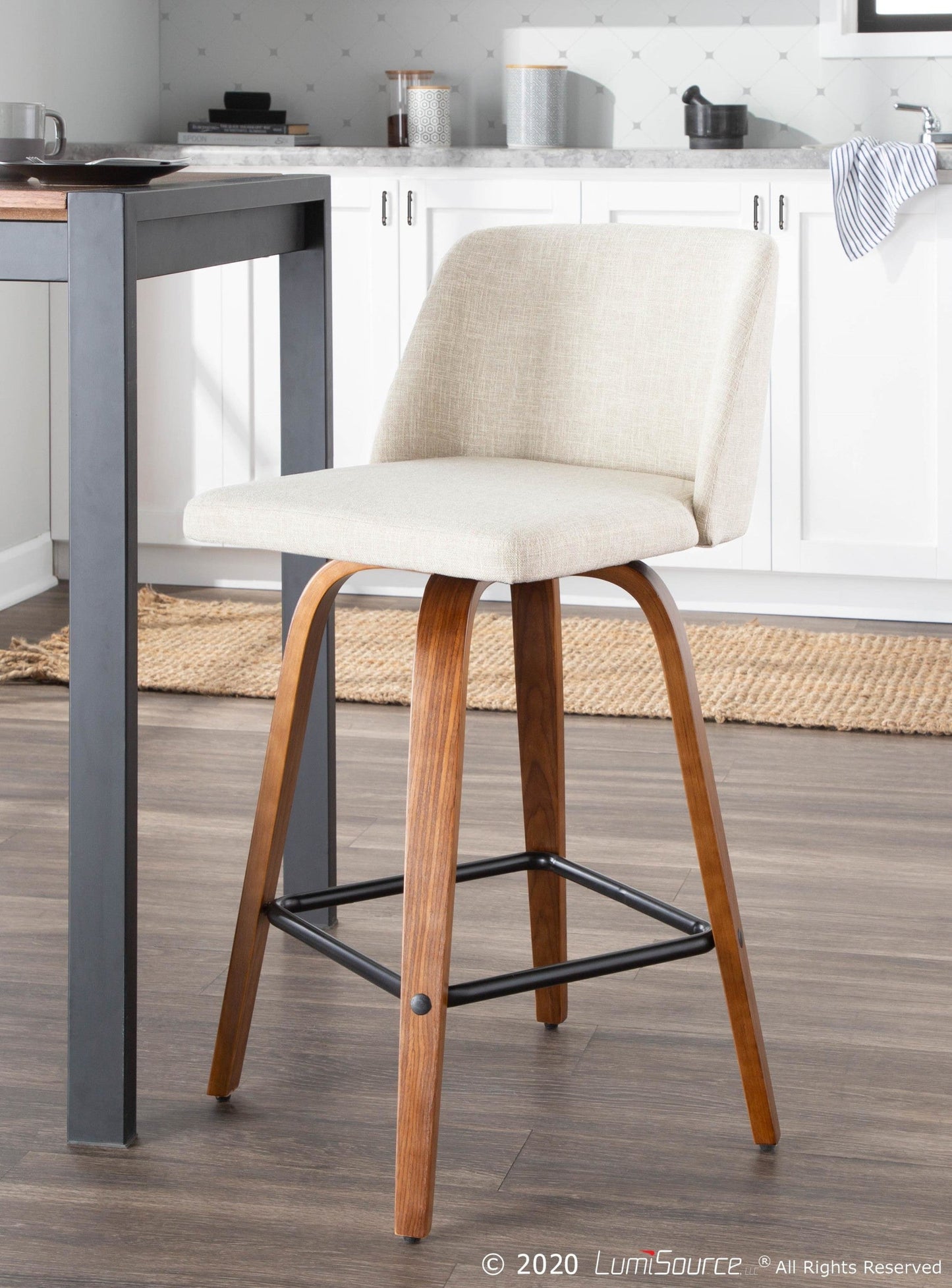 Majestic Office Furniture 26" Fixed-Height Counter Stool - Set of 2