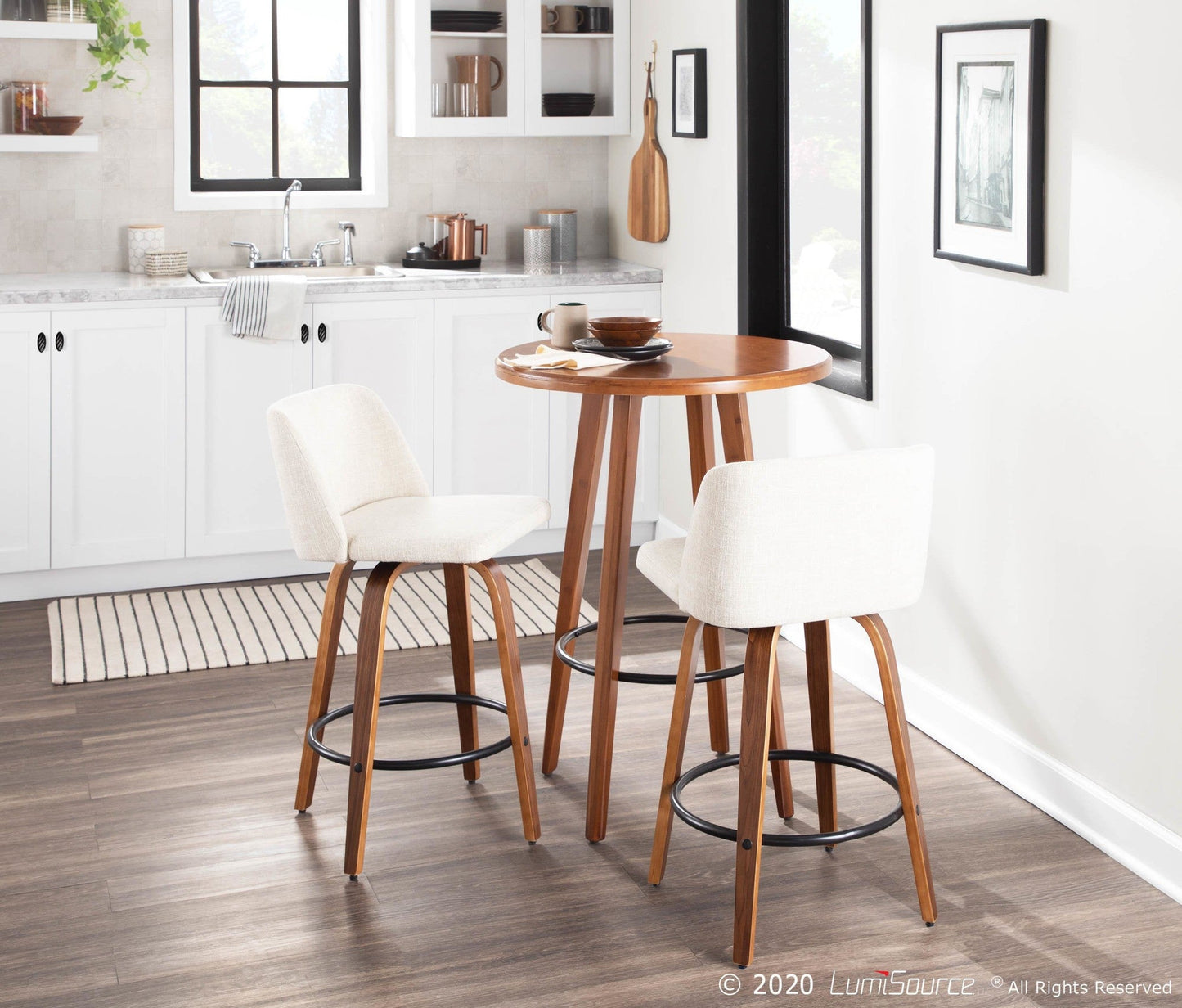 Majestic Office Furniture 26" Fixed-Height Counter Stool - Set of 2