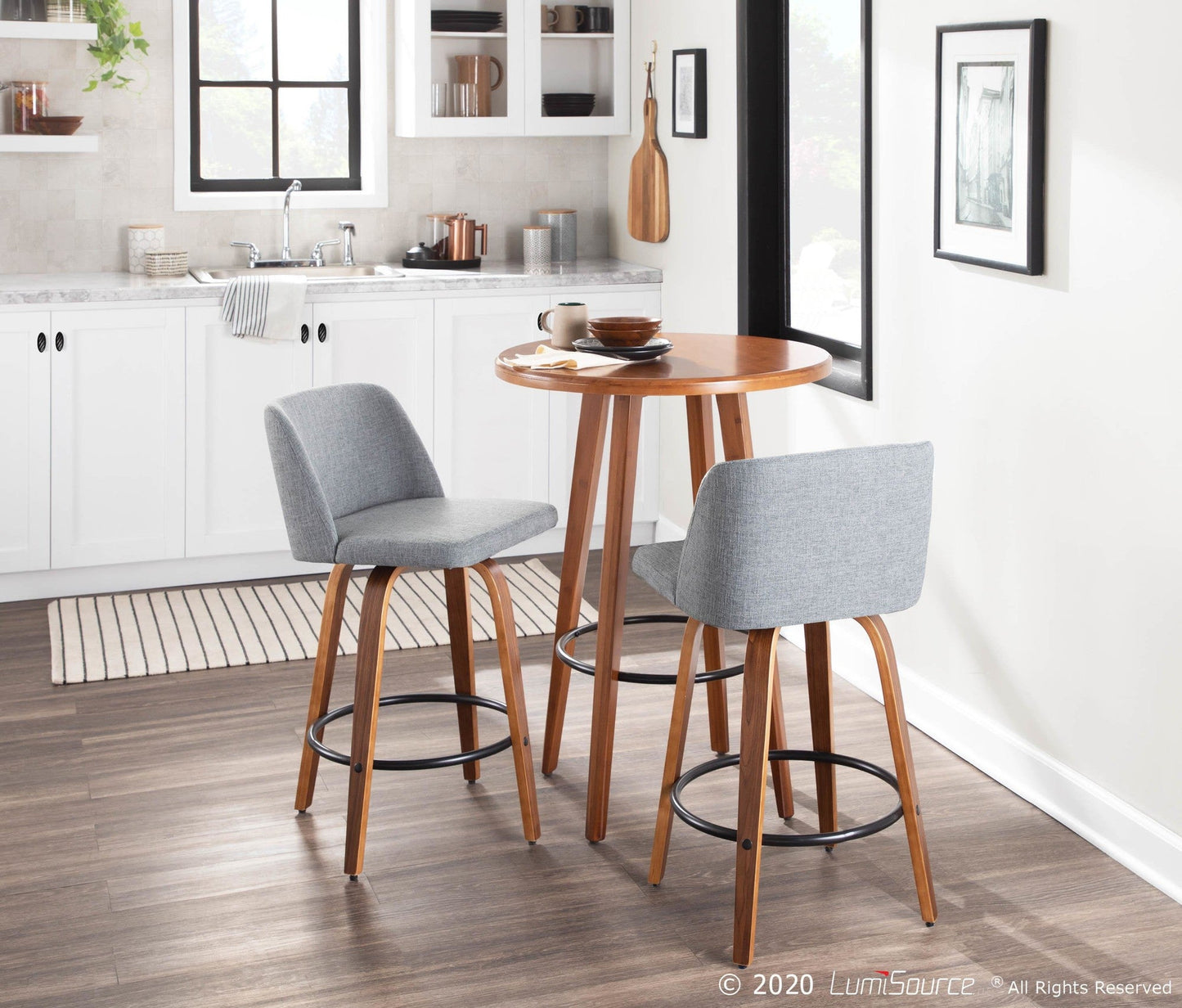Majestic Office Furniture 26" Fixed-Height Counter Stool - Set of 2