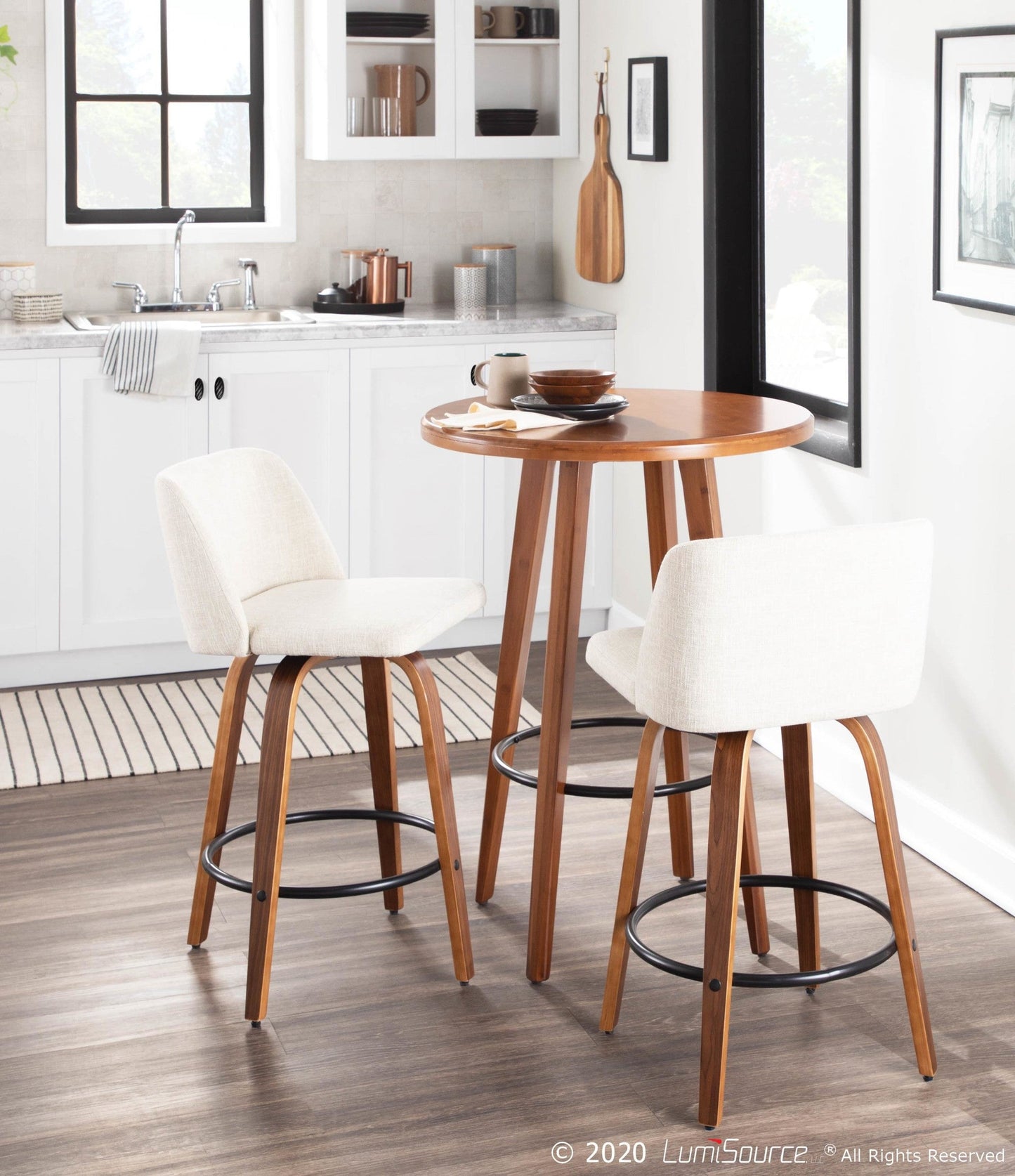 Majestic Office Furniture 26" Fixed-Height Counter Stool - Set of 2