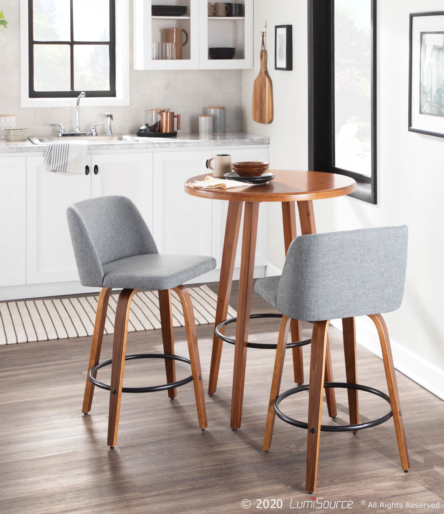 Majestic Office Furniture 26" Fixed-Height Counter Stool - Set of 2