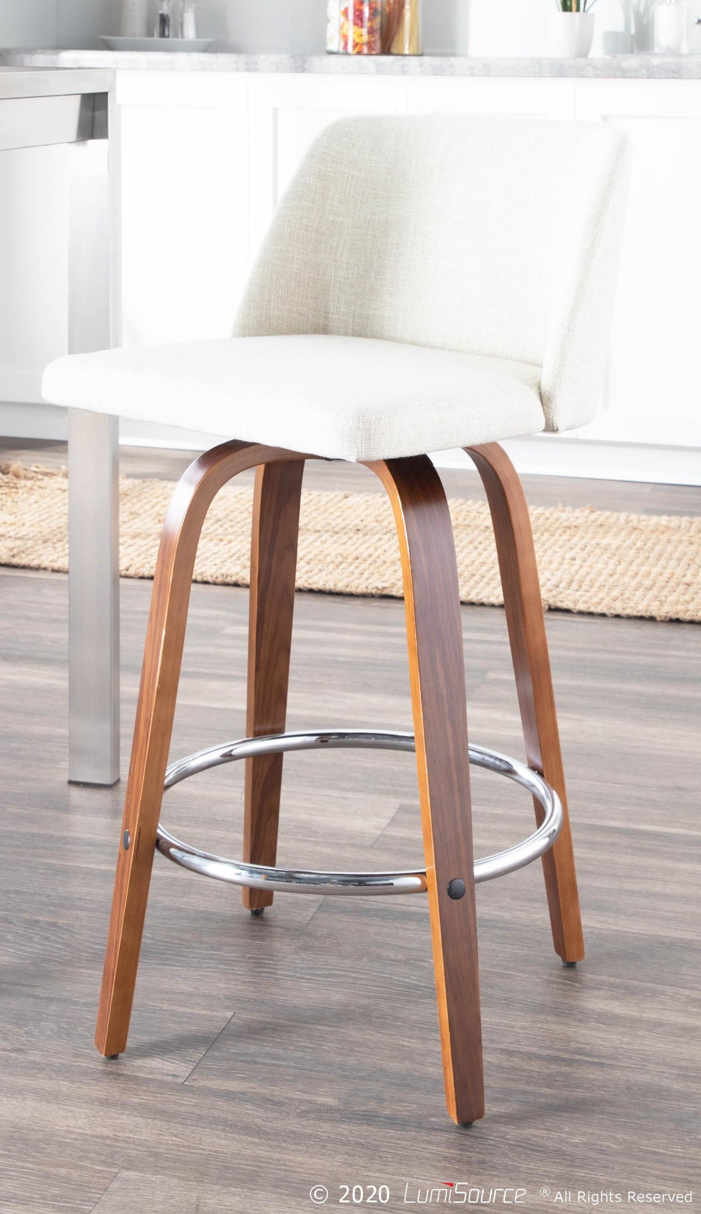 Majestic Office Furniture 26" Fixed-Height Counter Stool - Set of 2