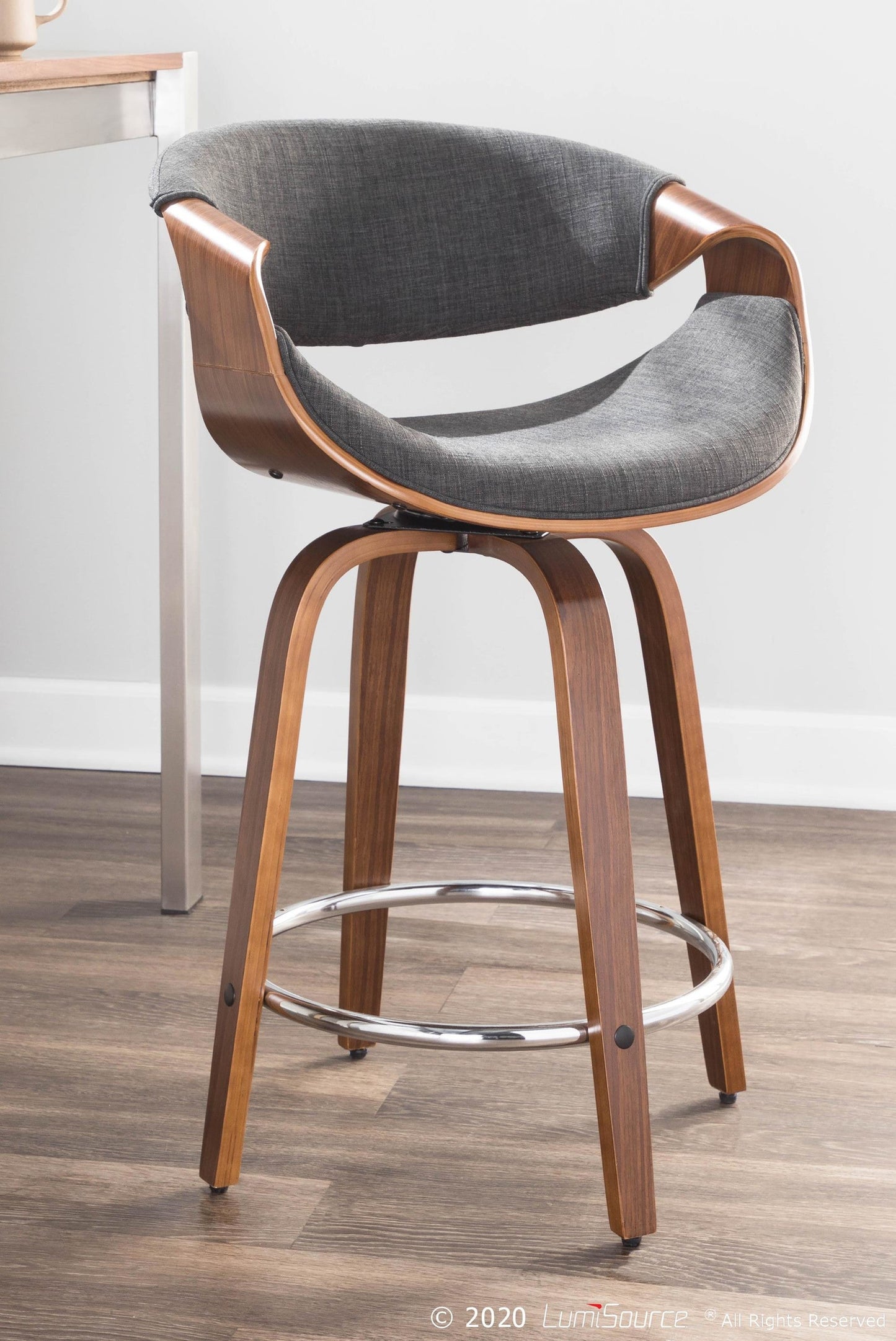 Majestic Office Furniture 24'' Fixed-Height Counter Stool - Set of 2