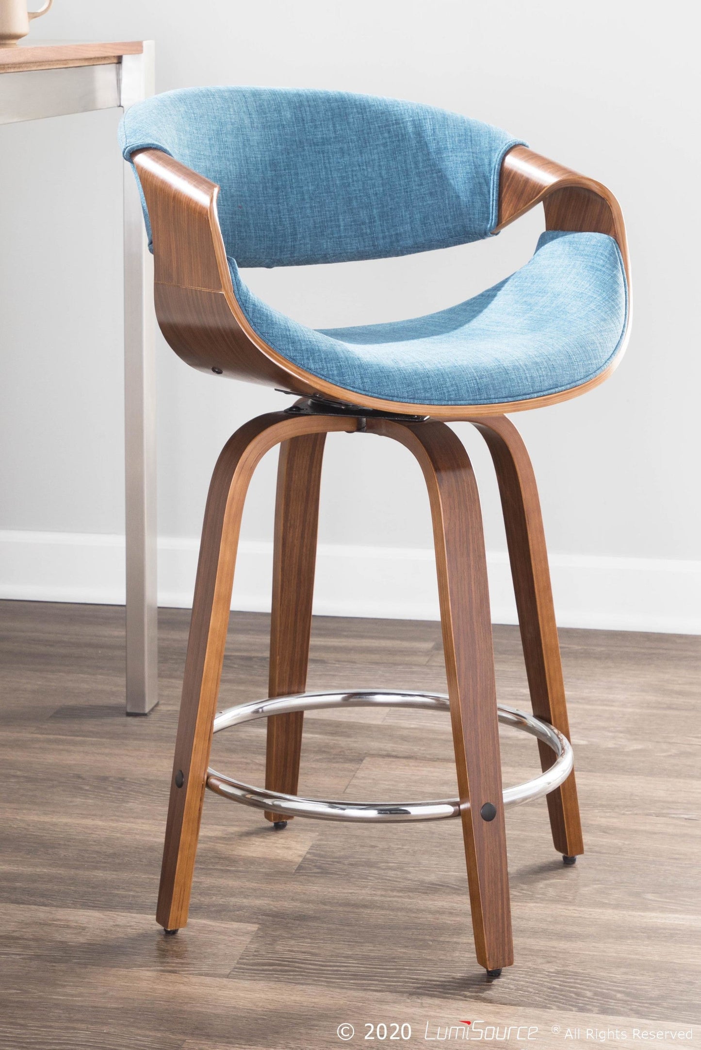 Majestic Office Furniture 24'' Fixed-Height Counter Stool - Set of 2