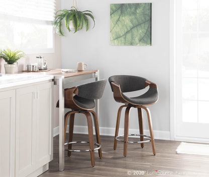 Majestic Office Furniture 24'' Fixed-Height Counter Stool - Set of 2