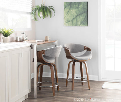 Majestic Office Furniture 24'' Fixed-Height Counter Stool - Set of 2