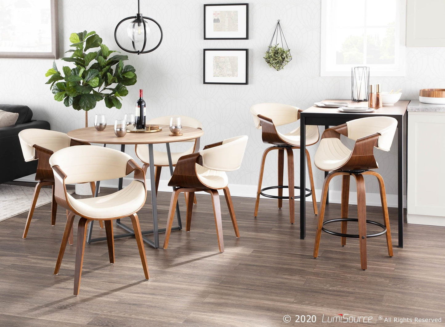 Majestic Office Furniture 26" Fixed-Height Counter Stool - Set of 2