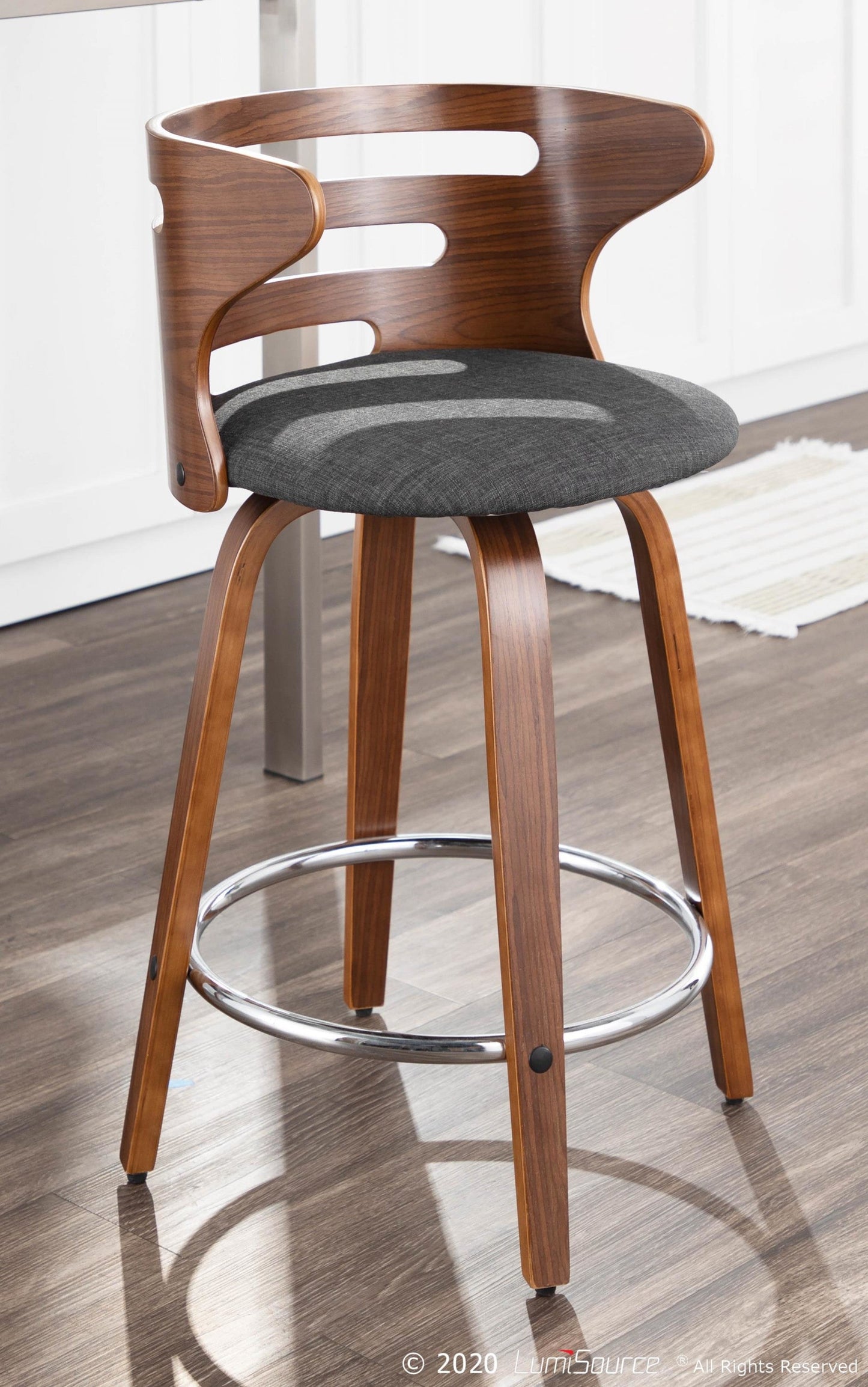 Majestic Office Furniture 24" Fixed-Height Counter Stool - Set of 2
