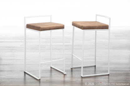 Majestic Office Furniture Stacker 26" Fixed-Height Counter Stool - Set Of 3
