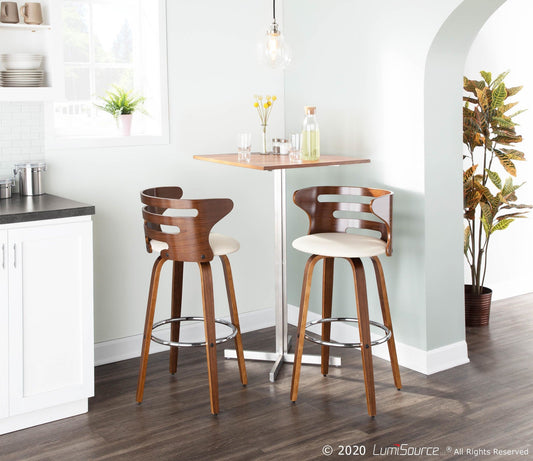 Majestic Office Furniture 30" Fixed-Height Barstool - Set of 2