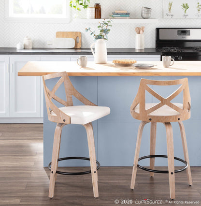 Majestic Office Furniture 26" Fixed-Height Counter Stool - Set of 2