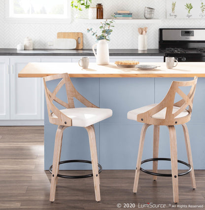 Majestic Office Furniture 26" Fixed-Height Counter Stool - Set of 2