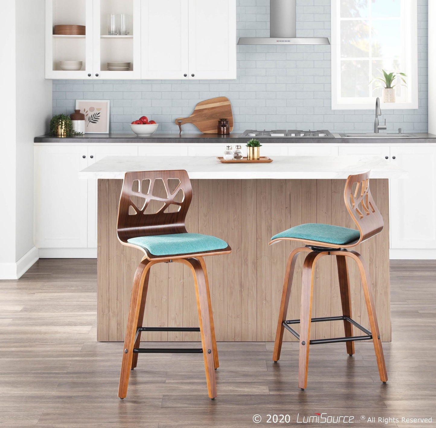 Majestic Office Furniture 26" Fixed-Height Counter Stool - Set of 2