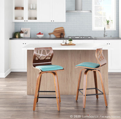 Majestic Office Furniture 26" Fixed-Height Counter Stool - Set of 2