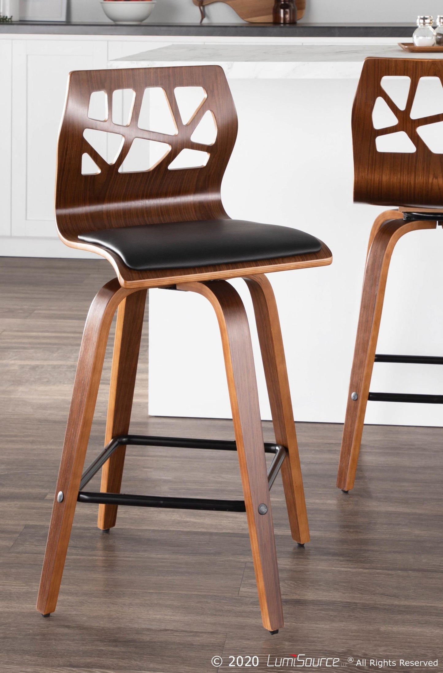 Majestic Office Furniture 26" Fixed-Height Counter Stool - Set of 2