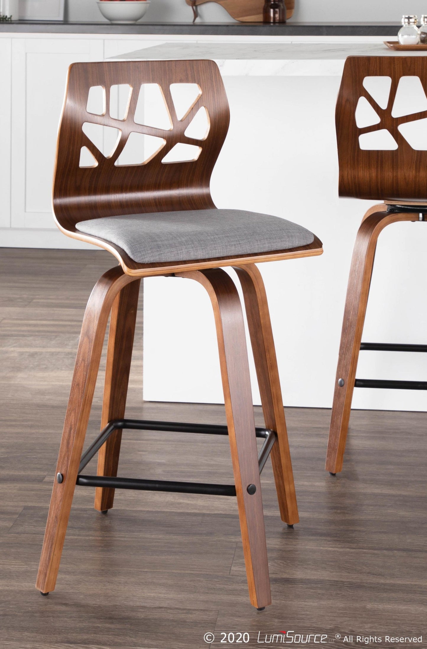 Majestic Office Furniture 26" Fixed-Height Counter Stool - Set of 2