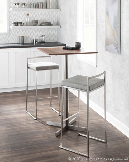 Majestic Office Furniture Stacker 30" Fixed-Height Barstool - Set Of 3