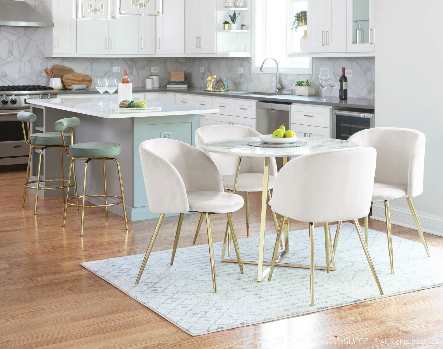 Majestic Office Furniture 26" Fixed-Height Counter Stool - Set of 2