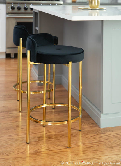 Majestic Office Furniture 26" Fixed-Height Counter Stool - Set of 2