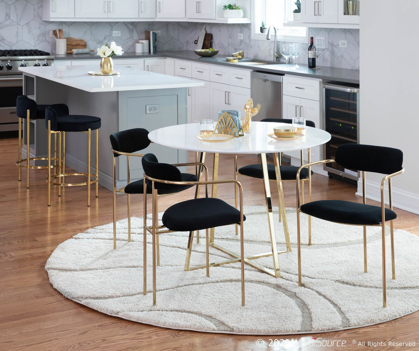 Majestic Office Furniture 26" Fixed-Height Counter Stool - Set of 2