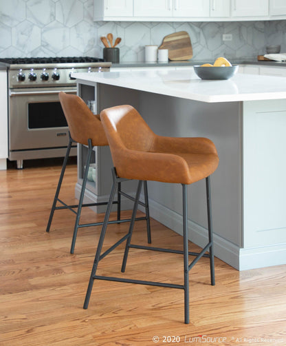 Majestic Office Furniture 24" Fixed-Height Counter Stool - Set of 2