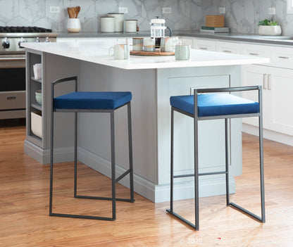 Majestic Office Furniture Stacker 26" Fixed-Height Counter Stool - Set Of 3