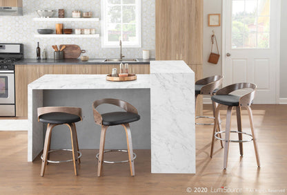 Majestic Office Furniture 24" Fixed-Height Counter Stool - Set of 2