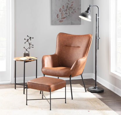 Lumisource Izzy Lounge Chair + Ottoman Set