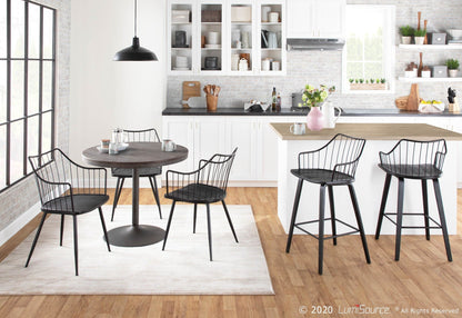 Majestic Office Furniture 26" Fixed-Height Counter Stool