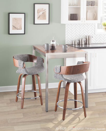 Majestic Office Furniture 24" Fixed-Height Counter Stool - Set of 2