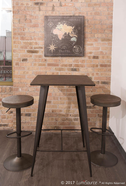 Majestic Office Furniture Adjustable Barstool - Set of 2