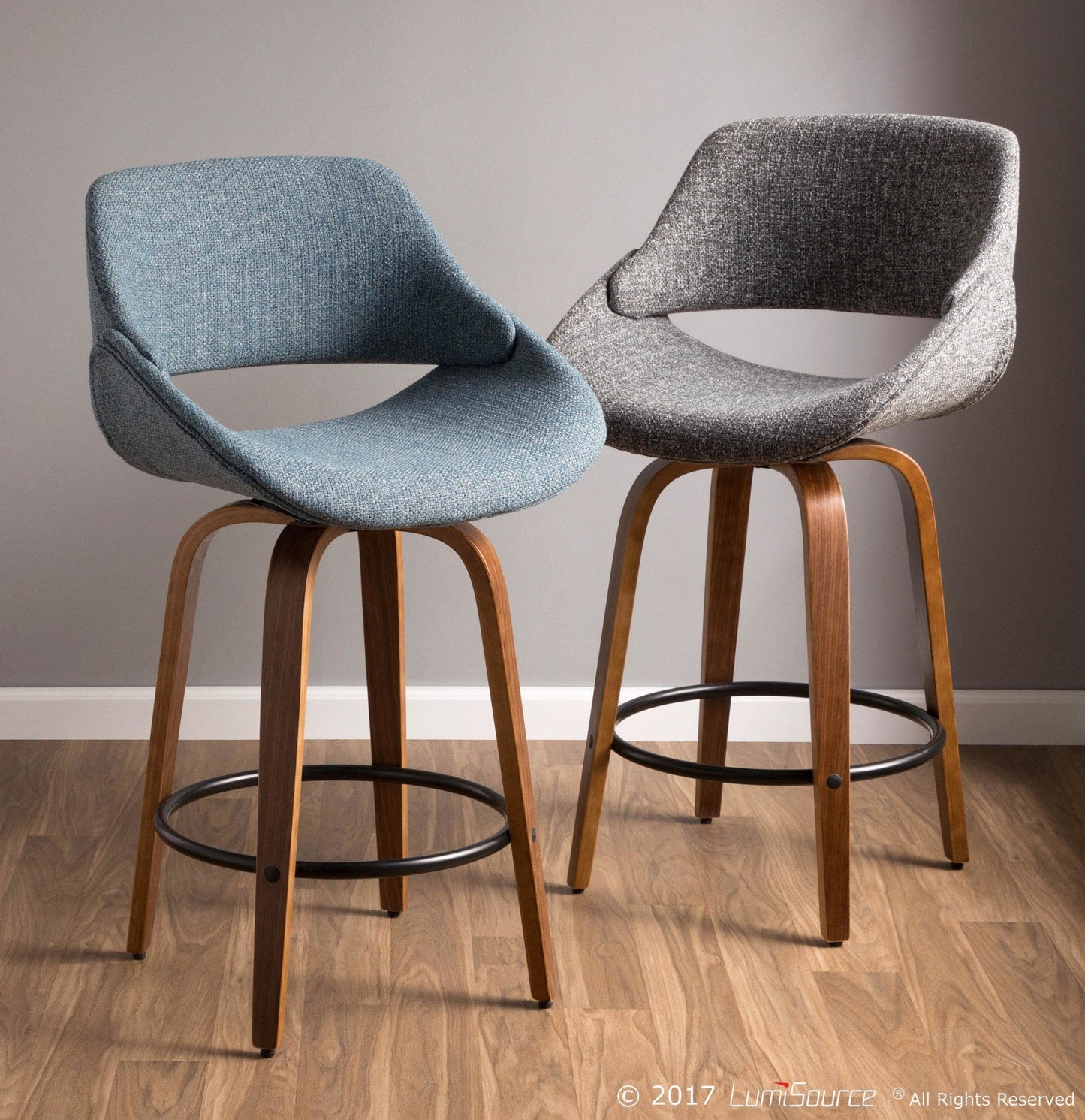 Majestic Office Furniture 26" Fixed-Height Counter Stool - Set of 2