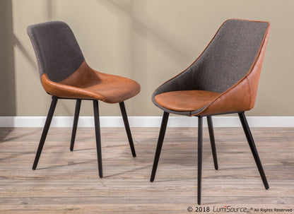 Majestic Office Furniture Two-tone Chair - Set of 2