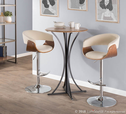 Lumisource Vintage Mod Adjustable Barstool - Set of 2